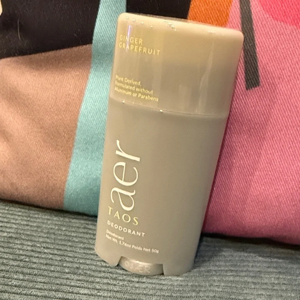 AER by TAOS Organic Ginger Grapefruit Next level Deodorant natural NEW full size